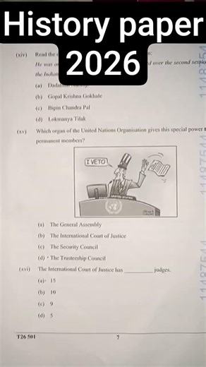 ICSE 10 HISTORY PAPER 2026 #study #icseboard #icseboard #viral #icse #history