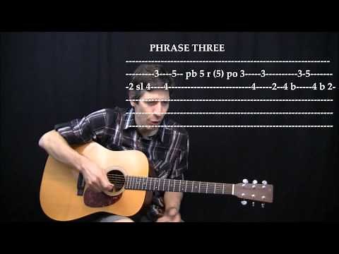 WEBSITE PREVIEW !! "Wish You Were Here" (intro lead guitar solo with TAB) by Pink Floyd