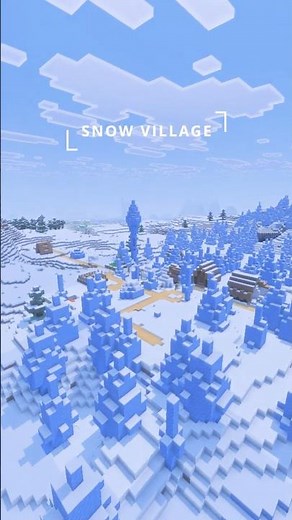 Calmest Snow Village You’ll Ever See ❄️🕯️| Minecraft