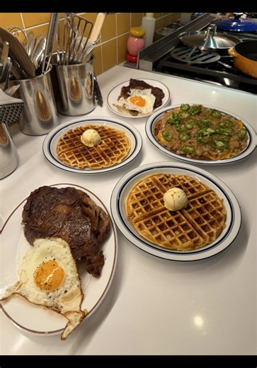 Waffle House at home 🧇