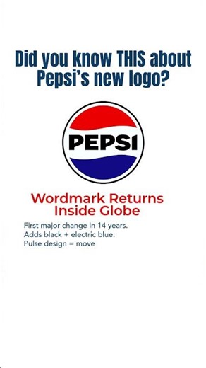 The Hidden Meaning in Pepsi’s New Logo | #shorts