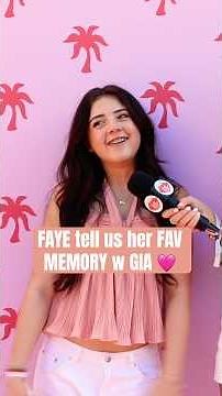 FAYE tell us her FAV MEMORY w GIA 🩷 #rocksquad #rocksquadshorts #giarose