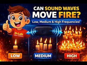 Can Sound Waves Move Fire? 🔥 Amazing Science Experiment for Kids