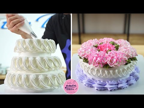 Satisfying 3-Tier Cake Decorating Tutorials With Nozzle For Occasion | Part 426