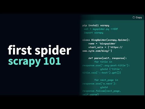Scrapy 101 for Modern Web Scraping