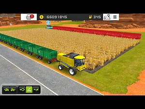 Fs 18 Harvest Crops With Multiplayer | Farming Simulator 18 Gameplay | Timelapse #fs18