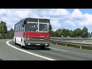 ETS 2 Ikarus 250 59 with Рassenger transportation mod and suspension shift