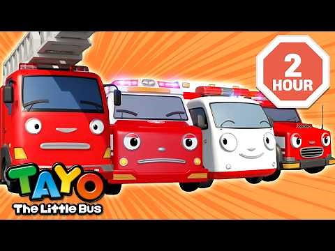 Fire Trucks! Please Put out the Fire! | Tayo S7 Best Episodes Compilation | Tayo the Little Bus