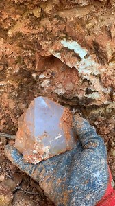42K views · 1.4K reactions | Mining ⛏️ Quartz | Blue Light Gemstones | Facebook