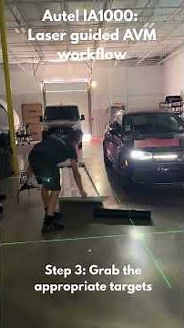 Autel IA1000 Laser-Guided 360° AVM Calibration Workflow | SEMA 2025 Step-by-Step Demo