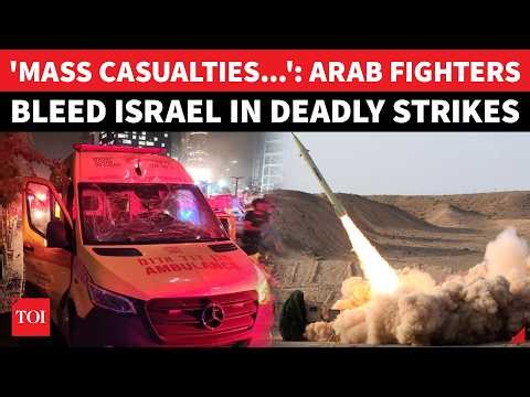 'ISRAELI HOSPITALS OVERFLOW…': Arab Fighters Launch Big Attack; Soldiers Bleed, Evacuations Underway