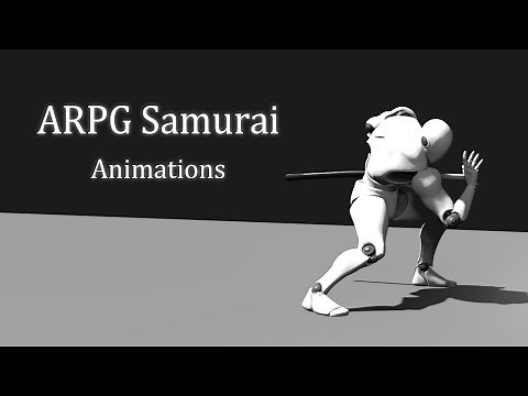 ARPG Samurai Animations | UE
