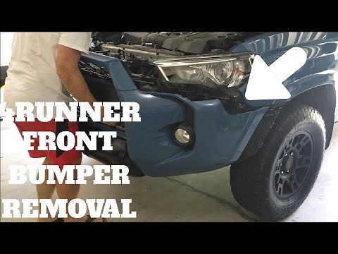 HOW TO REMOVE YOUR FRONT BUMPER | TOYOTA 4RUNNER