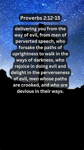 Journey of faith and spiritual growth | Proverbs 2:12-15 Daily Bible Verse