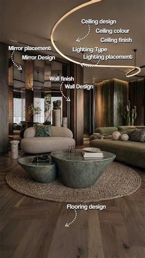Invisible Decisions That Make This Design. #interiordesign #aestheticinteriors