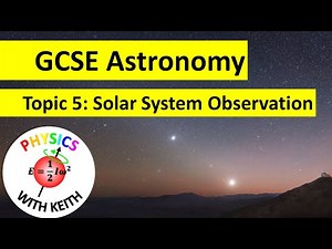 Edexcel GCSE (9-1) Astronomy, Topic 5: Solar System Observation (summary)