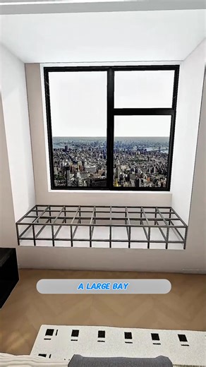 Luxurious Bay Window Bedroom Design Ideas