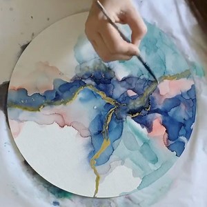 104K views · 862 reactions | Beautiful flowing alcohol ink artistry. Credit: Inkreel | Fluid Art Studios | Facebook