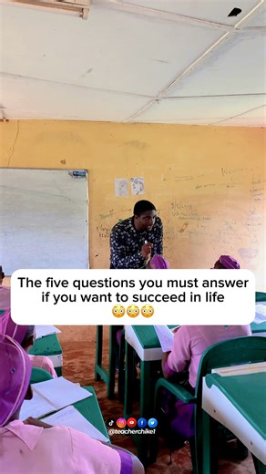 23K views · 936 reactions | There are five questions you must answer if you want to succeed in life. How many of these questions have you been able to answer? | Teacher Chike | Facebook