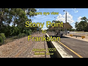 Drivers eye view, Stony Point to Frankston, Jan 2025