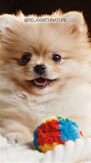 Cute Fluffy Puppy Playing 🤩 | Funny Videos 🐕 | Relax with Nature #animallovers #cuteanimals #puppy