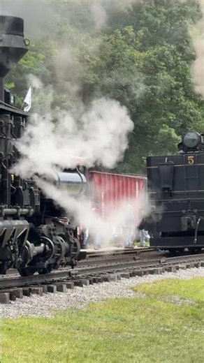 Shay 2 is ALIVE! Hear That Steam Whistle! #locomotives #railroadhistory