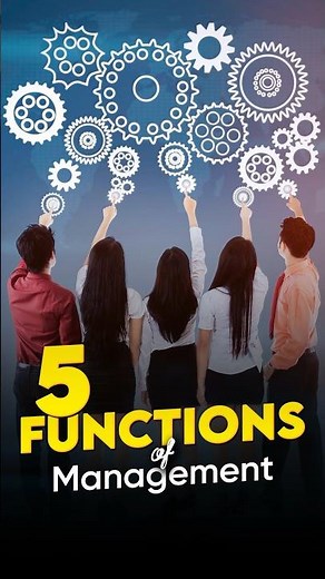 5 Functions of Management👩‍💼 #magnetbrains #ytshorts #management