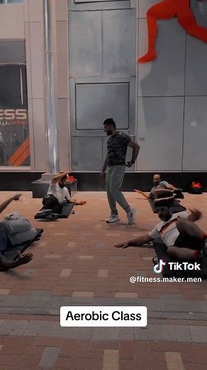Aerobic Class at Fitness Maker | Jubail Outdoor Workout