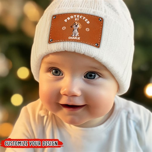 Tiny beanie. Big personality. 💖 ✨ Add their name for extra love! Customize yours: https://pawsionate.com/10064195748024 | Dog Lovers Community