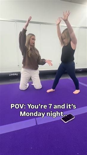 Magic Feet Dance Company on Instagram: "✨ Tiny tumblers, big confidence! Our 7 & under tumble crew is flipping, rolling, and having the BEST time 🤸‍♀️💥"