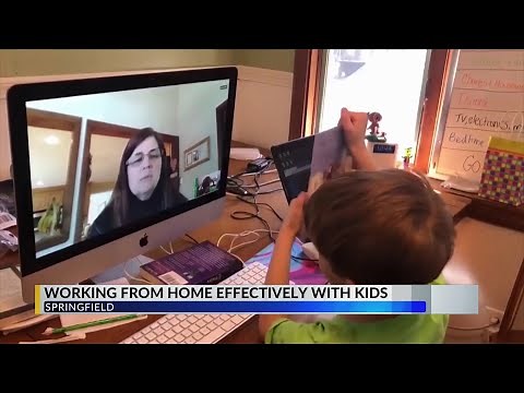 Working from home effectively with kids