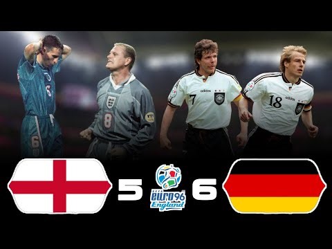 Southgate breaks English hearts against the Germans! 🥶💔 》 England 1- 1 Germany Euro 1996
