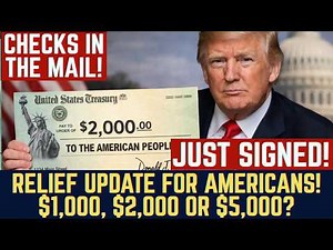 Relief Update for Americans! $1,000, $2,000 OR $5,000? Tax Refund & Stimulus Check Update