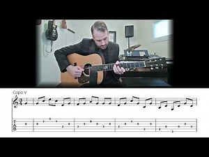 The Streets of Laredo - Crosspicking Guitar Lesson (Sheet Music + TAB)