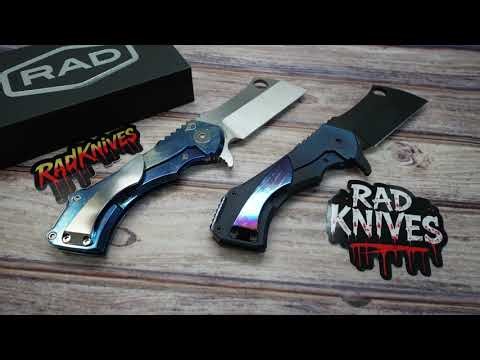Read EDC - Rad Knives Production Field Cleaver custom anodized by Jeff Perkins of JD Cutlery