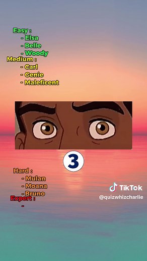 Identify 10 Disney Characters by Their Eyes | Fun Quiz for Kids