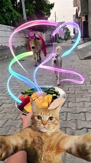 Funny cow and dog video #cuteanimals #funny #cow #dog