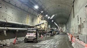 Tunnel boring machine 'Mary' nears record as HRBT digging advances
