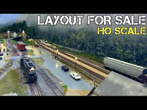 Layout For Sale - Incredible Detail on an HO Scale Switching Layout