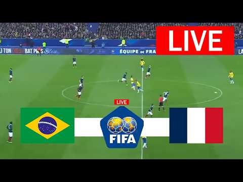 Brazil vs France | International Friendly Match | Full Gameplay Efootball 2026