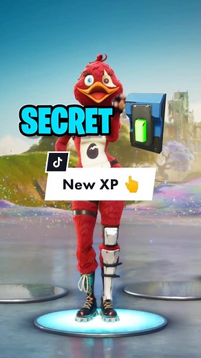 Secret XP Button in Wolves vs Chickens Fortnite