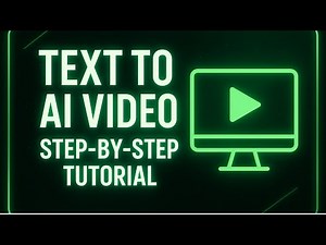 "Turn Text into Videos with AI Step by Step Tutorial"!