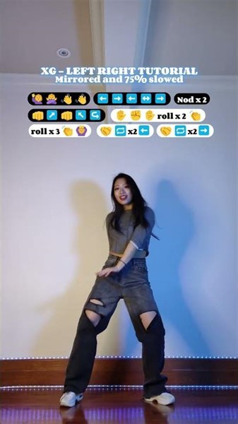 [TUTORIAL] XG - Left Right | Dance tutorial (mirrored and 75% slowed)