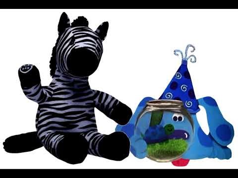 Blue's Clues: Blue & Turquoise Turtle w/Zebra