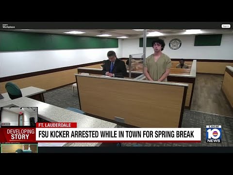 FSU kicker arrested while in Fort Lauderdale for spring break