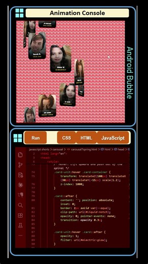Day - 033 | Spring Carsoual Cards | Javascript Ptogramming #coding
