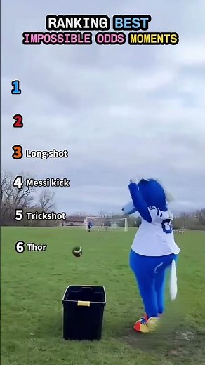 Ranking Best Impossible Odds Moments