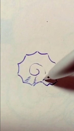 😍 How to draw an Ammonite fossil 🐌 #drawer #art #drawing #sketch #artists #drawing #tutorial