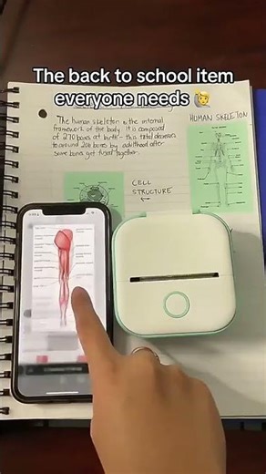 Portable Mini Thermal Label Printer 🖨️ | Bluetooth Photo & Price Tag Printer for Home & Students