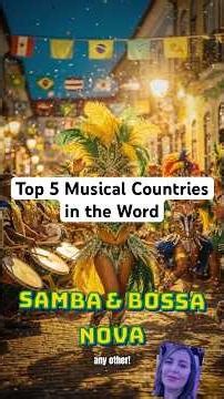 Top 5 Musical Countries in the Word. 🎶🎼🎵 #music #shorts #travel #world #facts #top